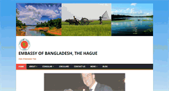 Desktop Screenshot of bangladeshembassy.nl