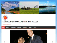 Tablet Screenshot of bangladeshembassy.nl